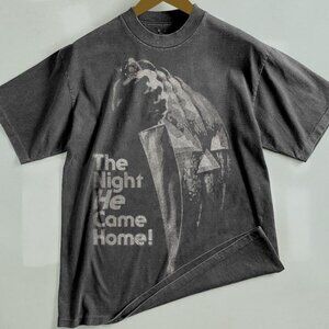 Halloween Bleached shirt The night he came home Handmade Bleached Unisex shirt